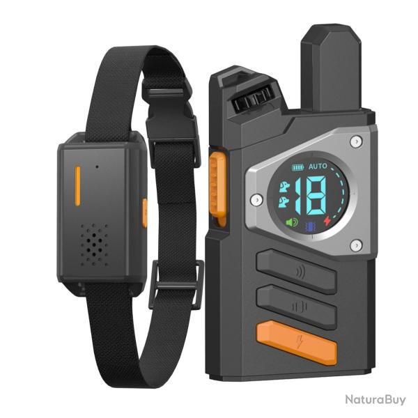 Collier de Dressage Electrique Chien T�l�commande 500m Etanche Vibration et Stimulation chiot/Chien