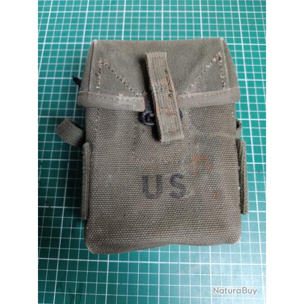 Porte-chargeurs US M1956 authentique - Guerre du Vietnam - Dat� 1967