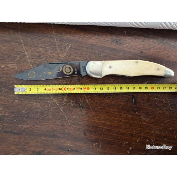 Rare Couteau Boker Solingen de Collection - Th�matique Franc-Ma�onnerie - �dition Limit�e n�527