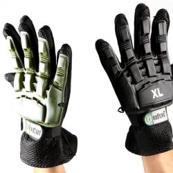 Gants Normes CE - Coque terrains noir-vert taille L/XL - DUKE