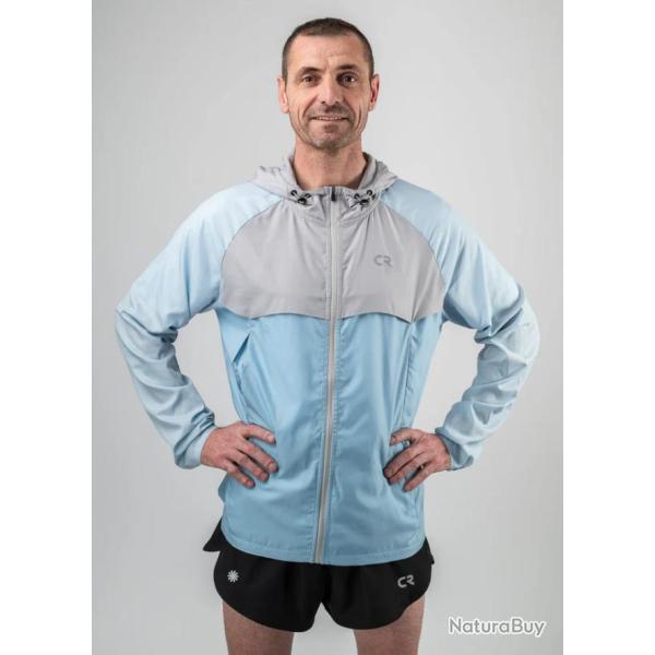 Veste L�g�re Trail / Running Homme Celeste Running "Ultralight MVT" S Bleu