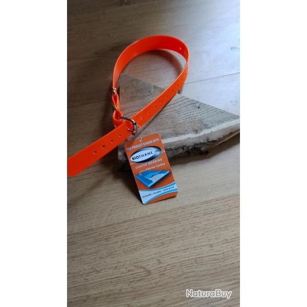 1 collier  biothane grav�. !