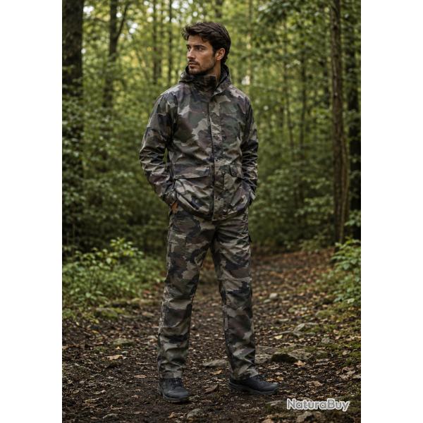 Ensemble gore tex camouflage CCE manteau + pantalon