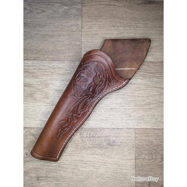 holster GAUCHER cross draw 1862  UBERTI 5 coups