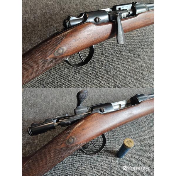 Magnifique fusil gras transform� chasse calibre 24/65 canon lisse miroir cat D e) tr�s bel etat