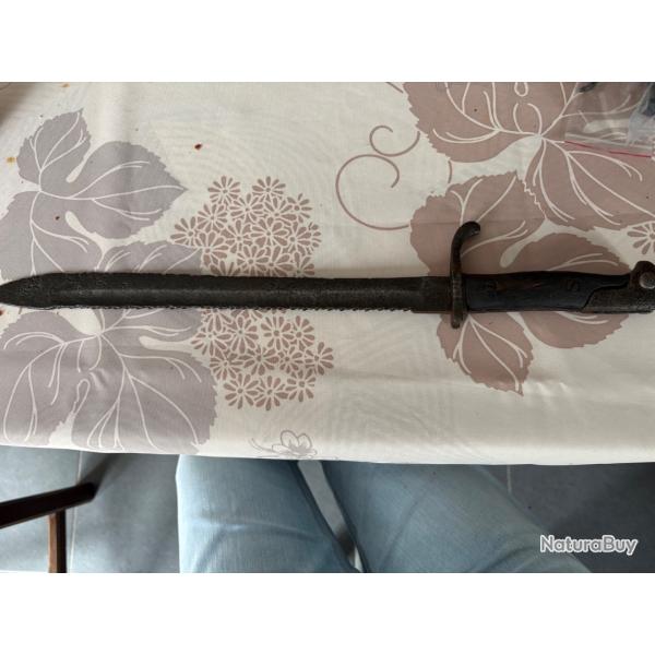Baionnette allemande . Pi�ce de fouille