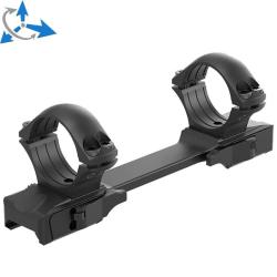 CZ 600, montage monobloc anneaux pour lunette QD [picatinny] | Base longue [145,4mm]