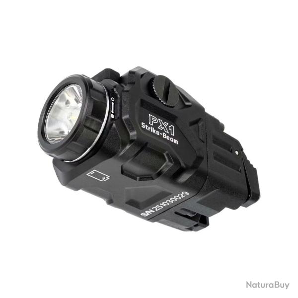 Lampe Compact PX1 800 lm Switch Ambidextre Rail 21 mm Tactique Aluminium