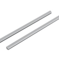 Tige filet&eacute;e acier argent&eacute; 6x120 mm r&eacute;sistante anticorrosion 2 pcs
