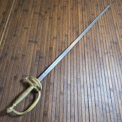 &Eacute;P&Eacute;E MOD&Egrave;LE 1816 D'OFFICIER DE GRENADIER LAME DE SOLINGEN