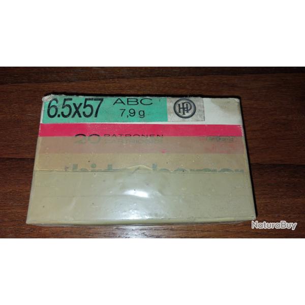 Bo�te vide Hirtenberger - 6.5x57 ABC scotch�