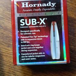 Ogives Hornady 190 Sub-x