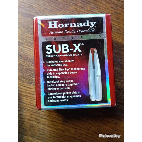 Ogives Hornady 190 Sub-x