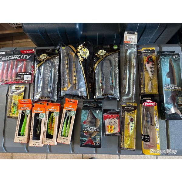 Lot de leurres neufs brochets perch�s sandres