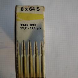 Bo&icirc;te de balles 8 x 64S