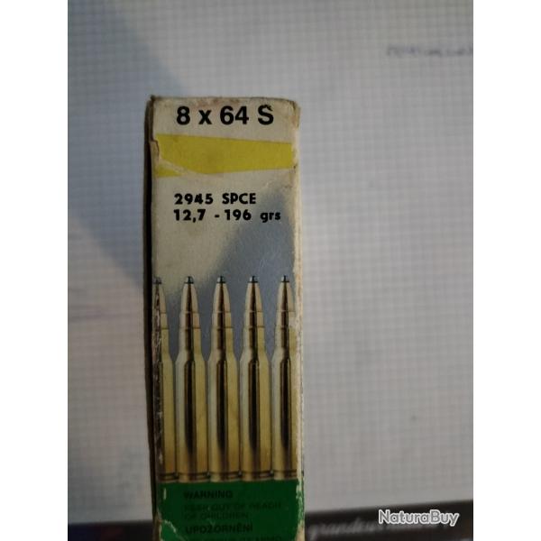 Bo�te de balles 8 x 64S