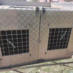 Caisse a chien alu 2 compartiments
