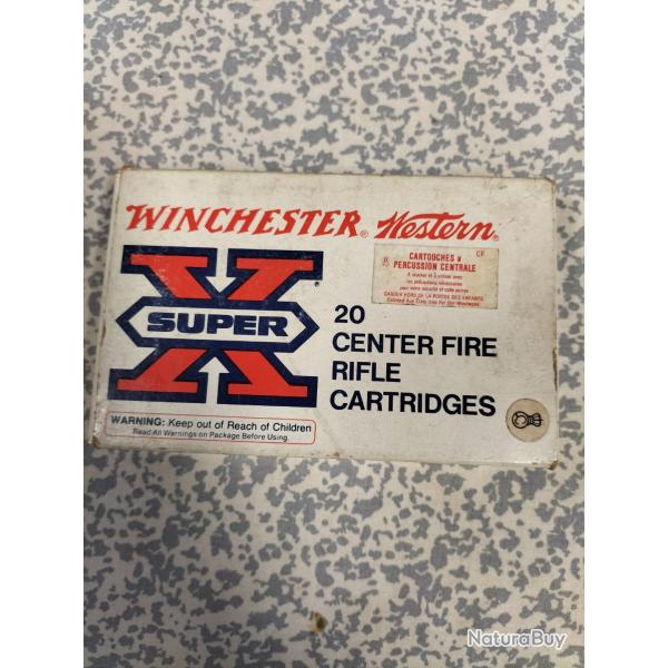 Rare bo�te de balle 264 Winchester Magnum softpoint 100grain