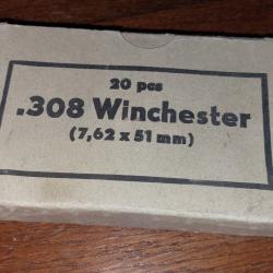 Bo&icirc;te vide ancienne .308 winchester