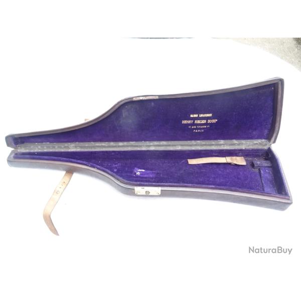 465) lot curieuse et magnifique valise pour un tr�s  beau  lefaucheux ou rieger = c'est pour vous