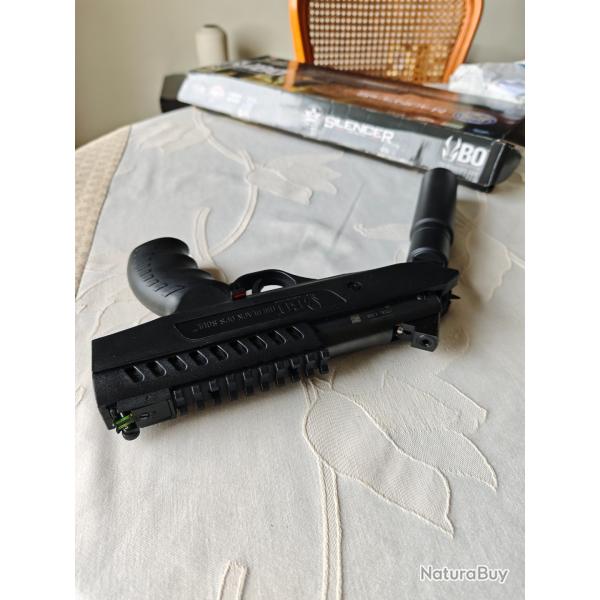 Silencer air pistol