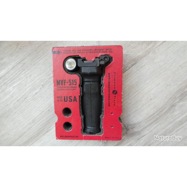 POIGNEE AVANT POUR AR 15 CRIMSON TRACE MVF 515 RED