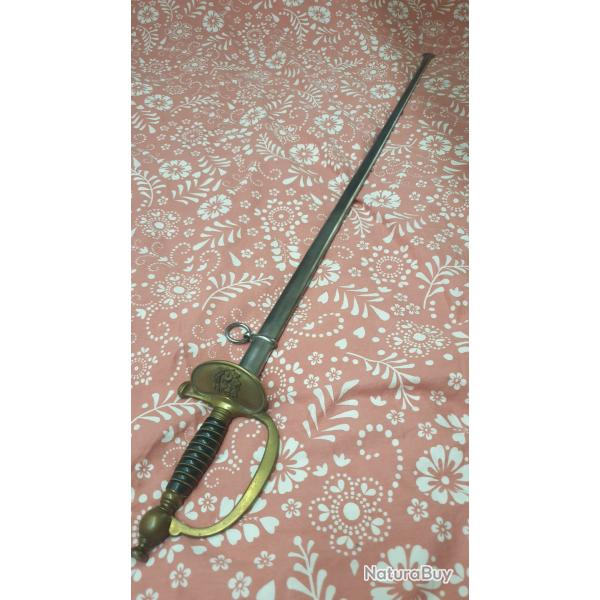EPEE D'OFFICIER DU SERVICE DE SANTE MODELE 1884