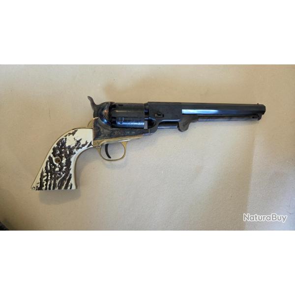 Revolver PIETTA 1851 NAVY YANK DELUXE STAG LIKE Cal.36 PN