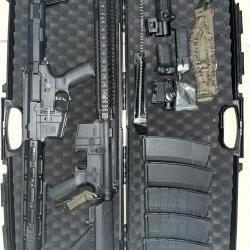 PACK 2 R&eacute;pliques MK18 SA-E26 EDGE Daniel Defense + Amoeba Honey Badger AM-013 + Accessoires