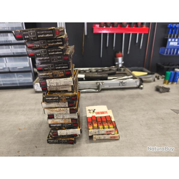 Lot cartouches 410 et cal 14