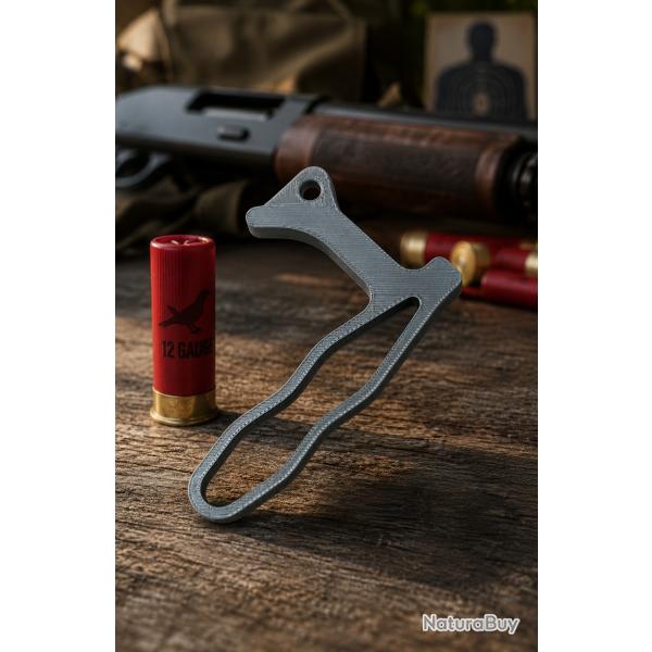 Drapeau de chambre vide calibre 12 - Indicateur de s�curit� fusil - Gris