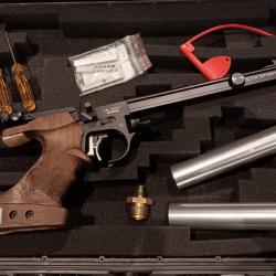 Pistolet droitier Steyr LP50 5 coups + mallette pour 2 emplacements