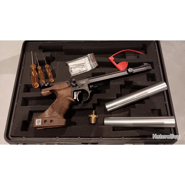 Pistolet droitier Steyr LP50 5 coups + mallette pour 2 emplacements