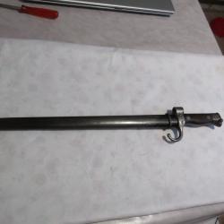 Vends v&eacute;ritable bayo pour fusil BERTHIER