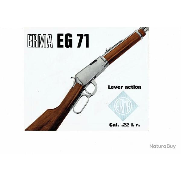 notice ERMA EG71 (envoi par mail) - VENDU PAR JEPERCUTE (m2787)