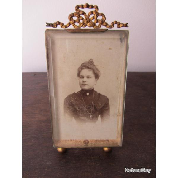 Cadre photo en laiton Napol�on III - 19e Si�cle