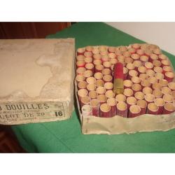 Douilles Cal 16 en carton amorc&eacute; (lot n&deg;2)