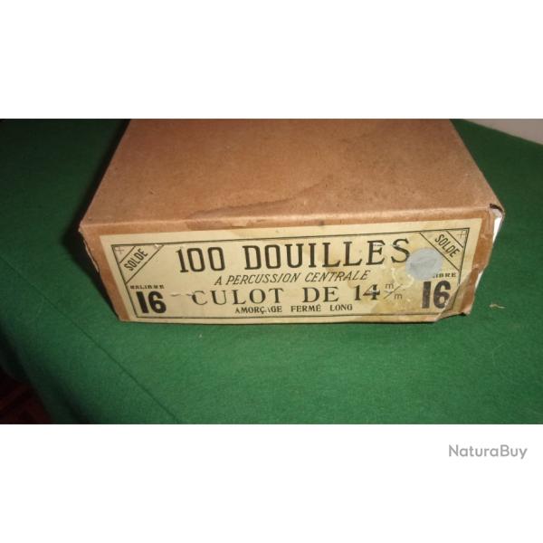 Douilles Cal 16 en carton amorc� (lot n�3)