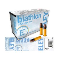 Balles cal.22LR ELEY Biathlon Club round nose 40gr par 50