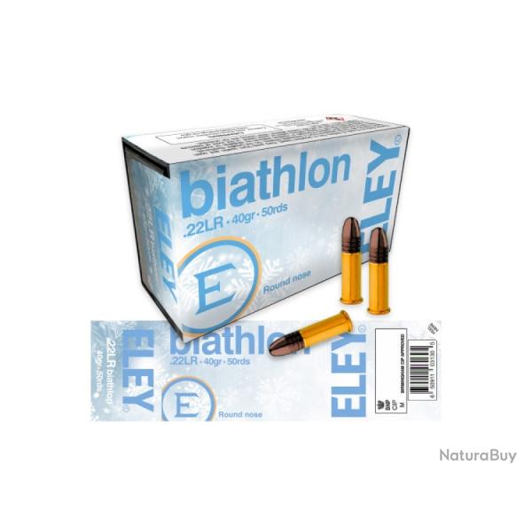 Balles cal.22LR ELEY Biathlon Club round nose 40gr par 50