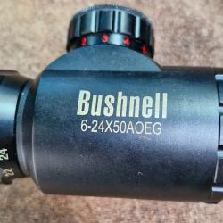 Lunette chasse bushnell banner 6-24&times;50 r&eacute;ticule lumineux rouge et vert