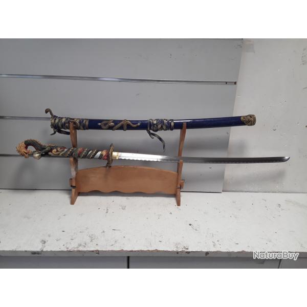 Katana de 108cm motif dragon