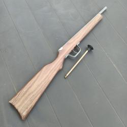 Carabine &agrave; fl&eacute;chette en bois monocoup pour jeu de tir au pigeon avec 1 fl&eacute;chette - fonctionnelle