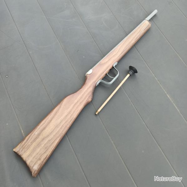 Carabine � fl�chette en bois monocoup pour jeu de tir au pigeon avec 1 fl�chette - fonctionnelle