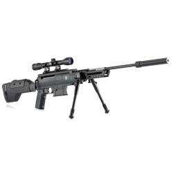 Carabine A Air Comprim&eacute; Black Ops Sniper Tactical 24 Joules Calibre 4.5 MM