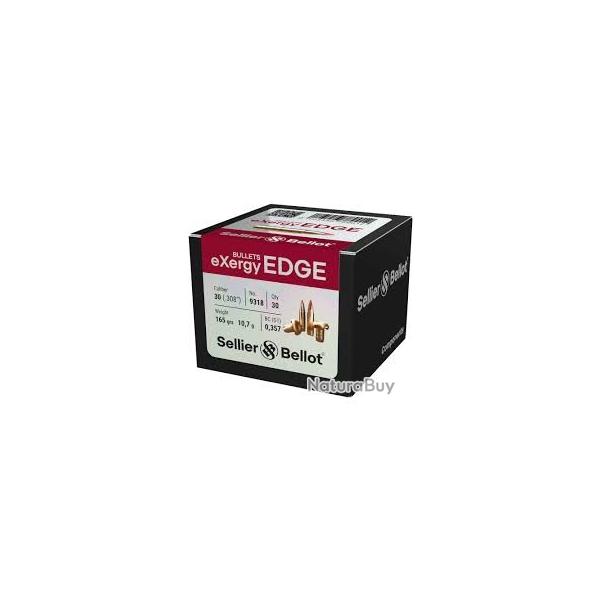 Ogives Sellier & Bellot eXergy EDGE sans plomb en boite de 30