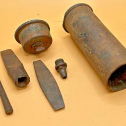 FRANCE XIX&eacute;- KIT DE NETTOYAGE FUSIL 1854-59