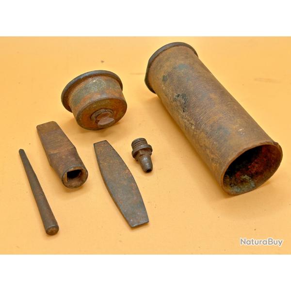 FRANCE XIX�- KIT DE NETTOYAGE FUSIL 1854-59