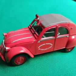 miniature 2 cv  pompier et militaire  NOREV