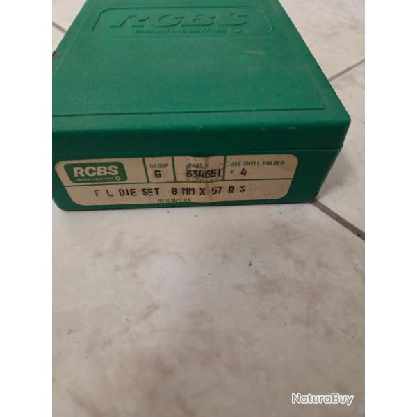 Jeux de deux outil RCBS 8�57RS